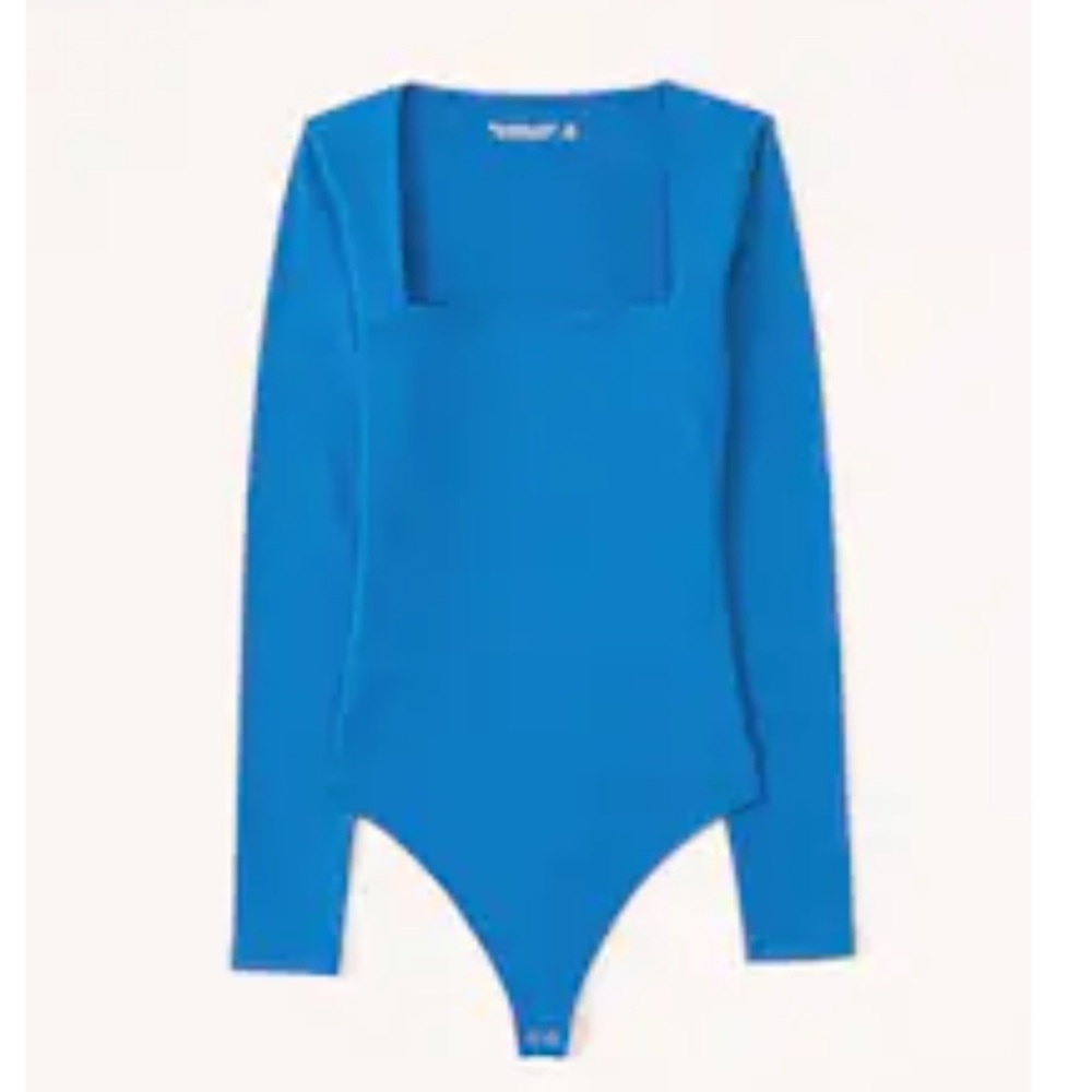 Abercrombie & Fitch Blue Long Sleeve Bodysuit